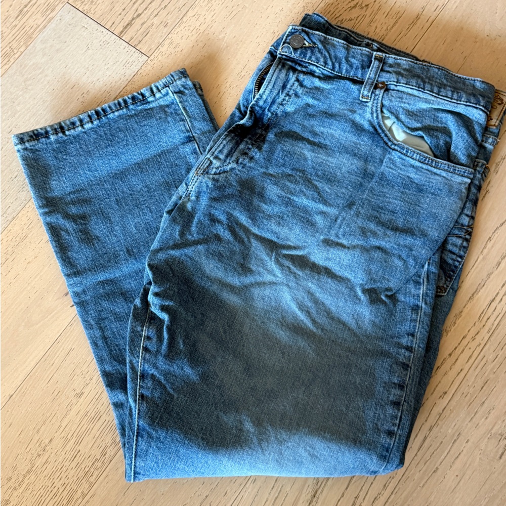 Ralph Lauren Men's Straight-Leg Blue Denim Jeans